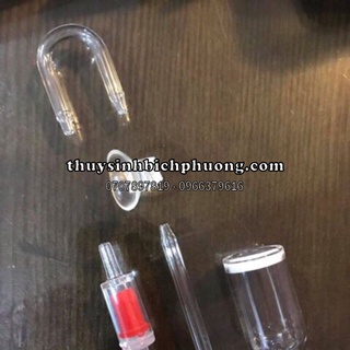 BỘ CỐC SỦI CO2 THUỶ TINH SIÊU MỊN + VAN CHIỀU