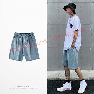 Quần Jean Ngố cạp chun Nelly [596565193040]