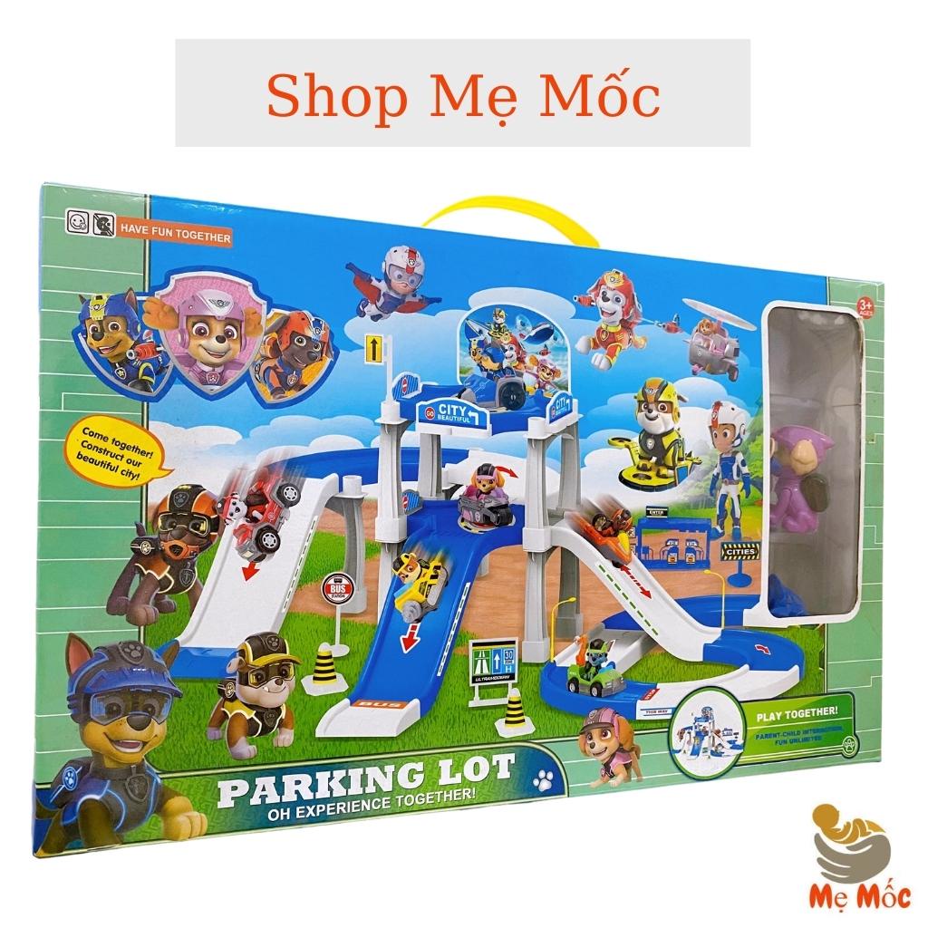 Đồ Chơi Mô Hình Parking Lot Chó Cứu Hộ Trượt Cầu Trượt Cao Cấp Cho Bé, Shop Mẹ Mốc ,CCHDT