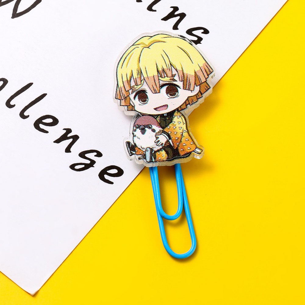 Dụng cụ kẹp giấy họa tiết hoạt hình Demon Slayer đơn giản sáng tạo