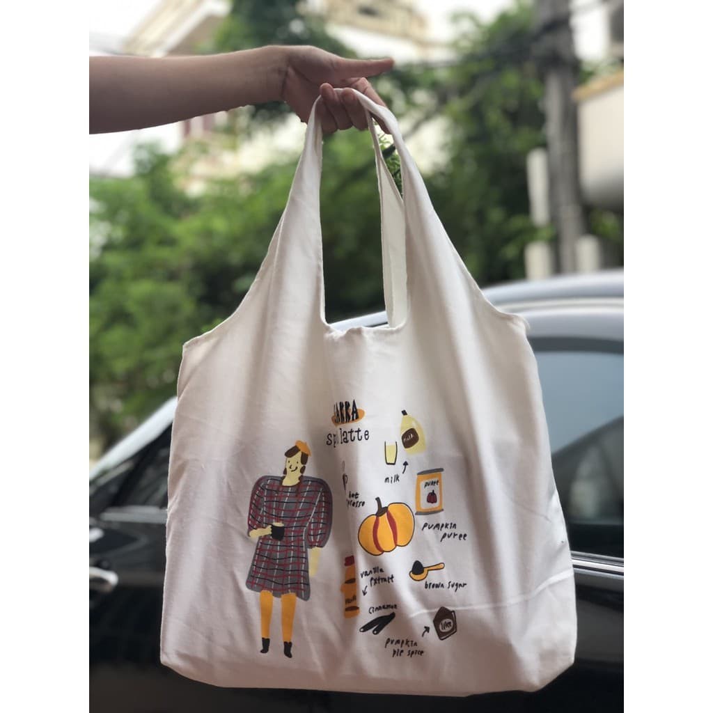 Túi vải túi tote vải canvas thời trang unibag đi học đi chơi giá rẻ thời trang unibag