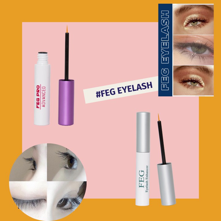 [CHÍNH HÃNG] Combo dưỡng mi FEG Eyelash Enhancer - Pro Advanced-Dưỡng mi dài cong tự nhiên phục hồi mi chắc khỏe