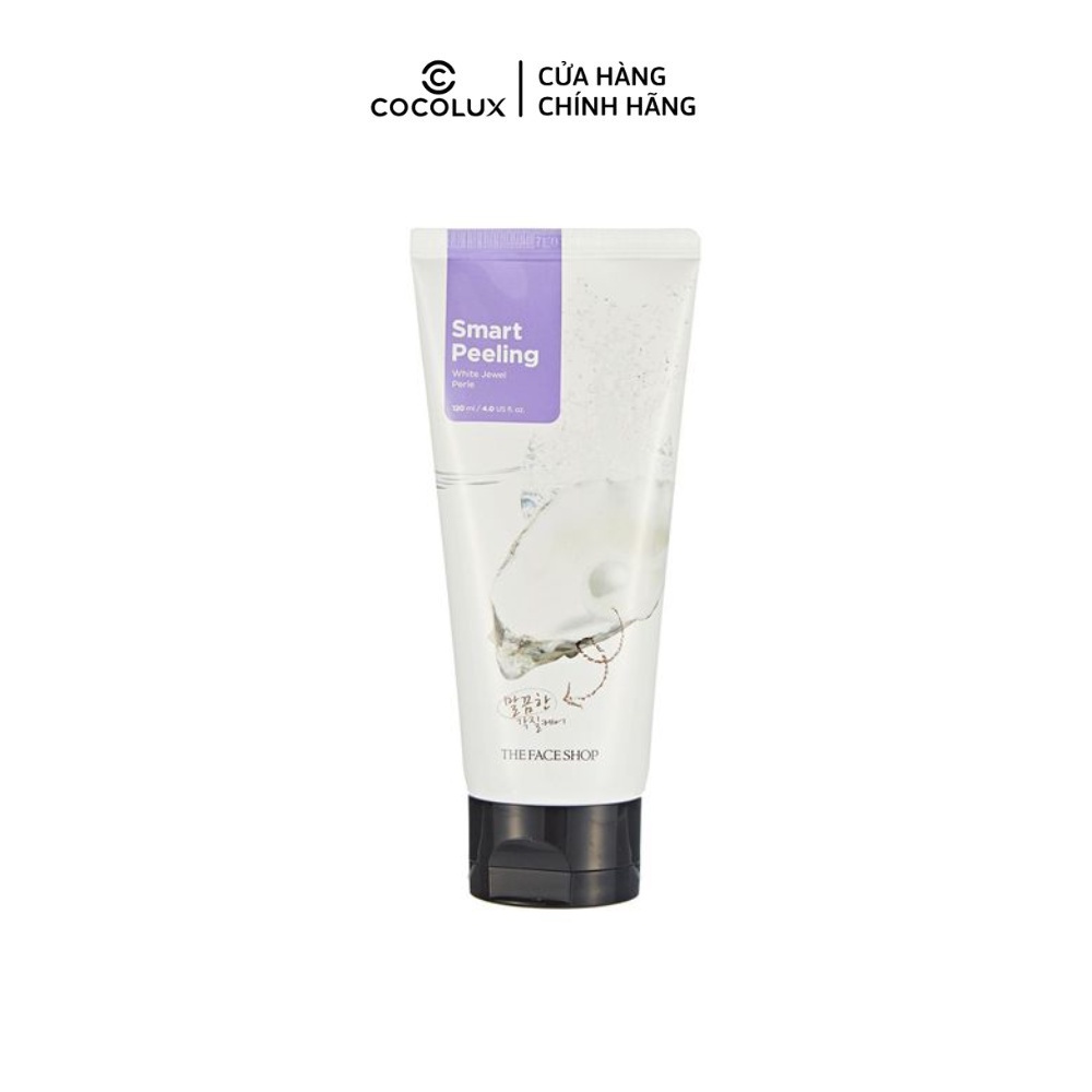 Tẩy Da Chết Ngọc Trai The Face Shop Smart Peeling 120ml [Cocolux]