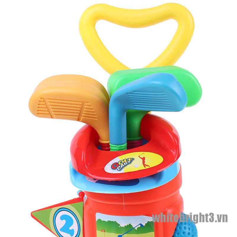 1 Bộ 3 Gậy Đánh Golf Mini Bằng Nhựa