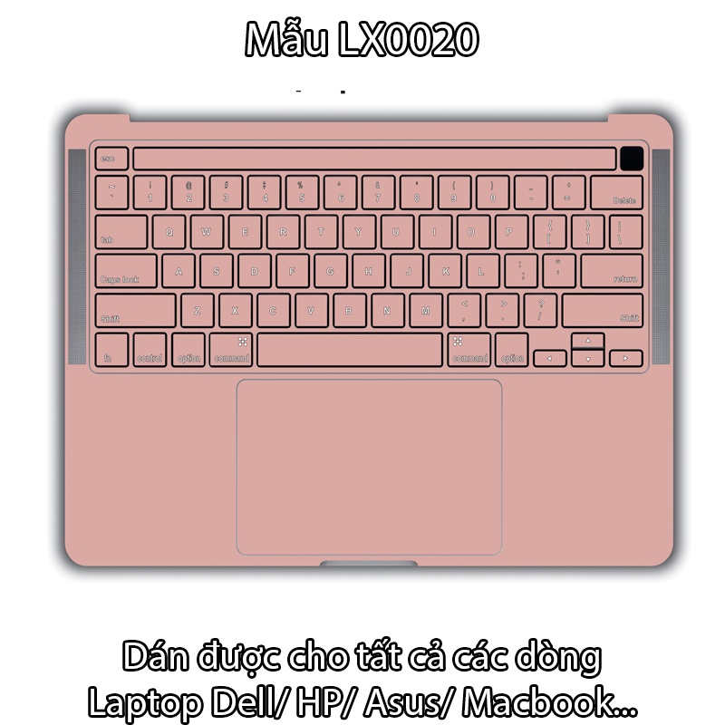 Miếng Dán Skin Laptop Mẫu Hồng BaBy Nhẹ Nhàng Dễ Thương Dán cho Dell, Hp, Asus, Lenovo, Acer, MSI, Surface,Vaio, Macbook