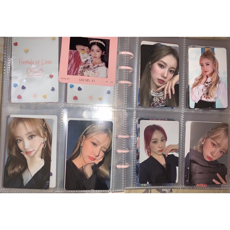 Thẻ card Hyewon Chaeyeon Nako Jo Yuri Hitomi Minju nhóm nhạc izone