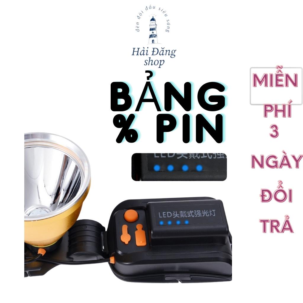 Đèn đội đầu siêu sáng cỡ lớn LS-1835 đèn đội đầu, hiển thị pin, tích hợp cổng USB, chiếu sáng 10H