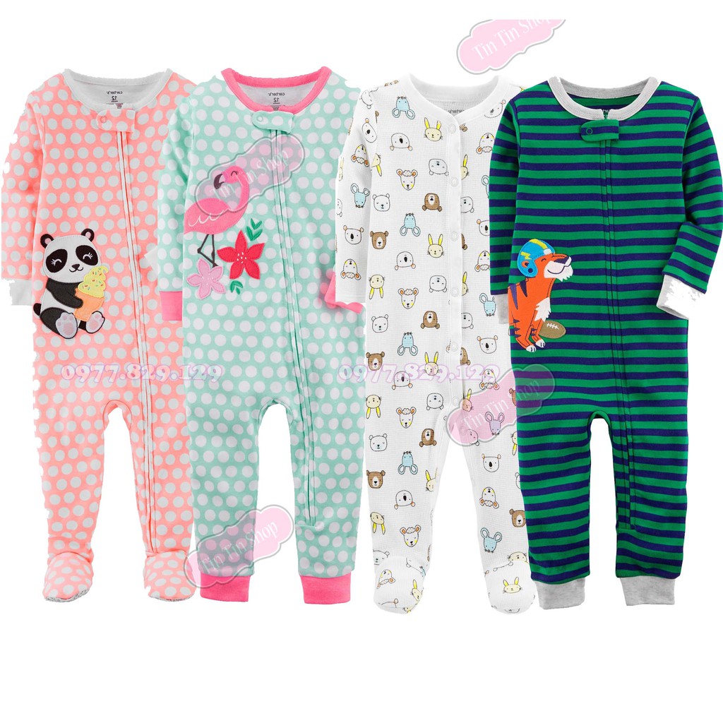 Body cotton liền tất, không tất cho bé trai và gái Hàng xuất dư