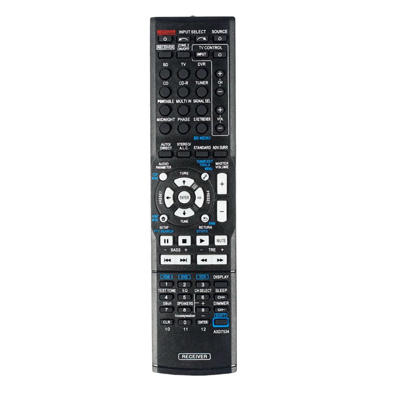 Điều khiển từ xa thay thế cho Pioneer Av Receiver Axd 7534 Vsx-819H-S Vsx-819H
