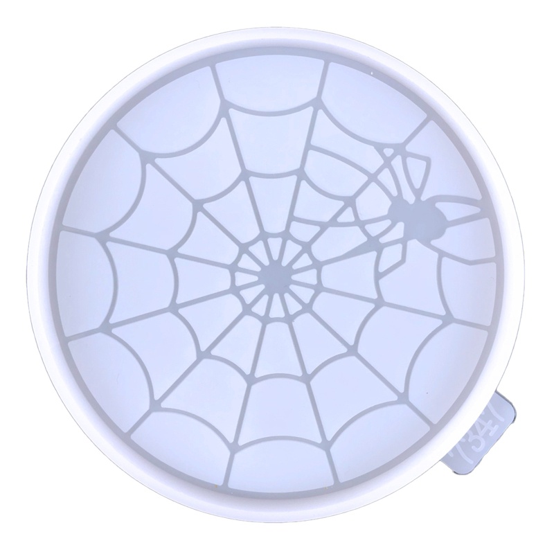 Khuôn Silicone Làm Bánh Kẹo / Trang Sức Hình Tròn Phong Cách Halloween