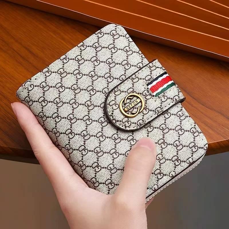 Ví Ngắn Có Khóa Kéo Phong Cách Âu Mỹ Thời Trang Cho Nữ