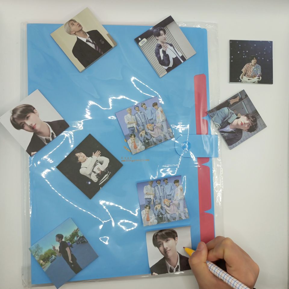 Set 30 Miếng Dán Ghi Chú Họa Tiết BTS Dễ Thương Dành Cho Học Sinh
