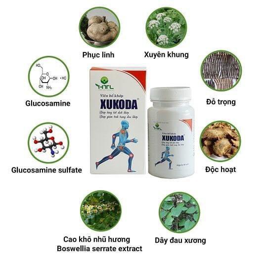❤ XUKODA - Viên Uống Bổ Khớp - Hỗ Trợ Điều Trị Thoái Hóa Khớp
