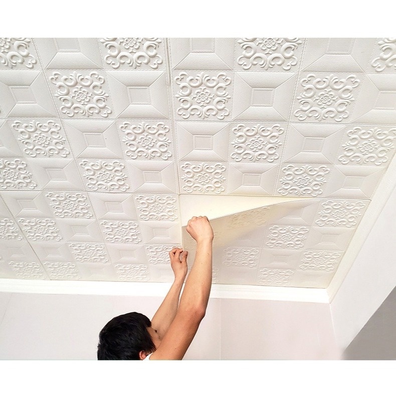 Miếng dán trần nhà tự dính họa tiết 3d dễ thương