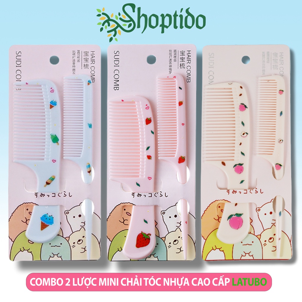 Combo 2 lược chải tóc nhựa cao cấp LATUBO NPP Shoptido