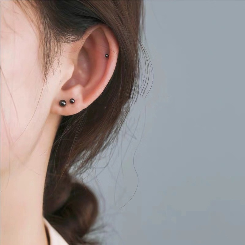 Bông tai mạ bạc 925 thiết kế kiểu dáng đơn giản thời trang cho nữ
