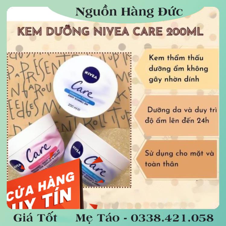 Kem dưỡng ẩm NIVEA CARE Đức - Siêu dưỡng ẩm chống khô da, chống nứt nẻ  🎀