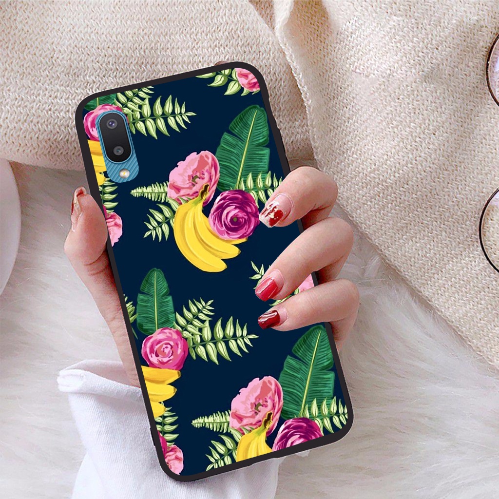Ốp lưng Samsung Galaxy A02 viền dẻo TPU BST Hoạ Tiết Hoa