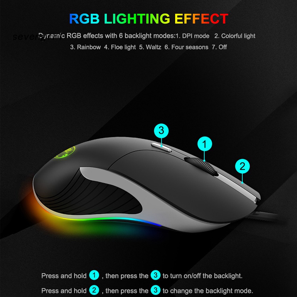 Chuột Gaming Imice X6 6 Nút Bấm Có Đèn Led Rgb