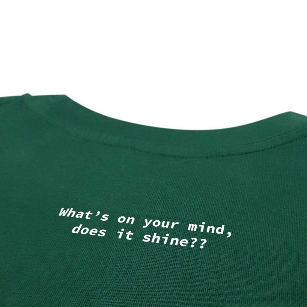 Áo Thun Unisex Undo Gossip Happy Màu Dark Green 100% Standard Cotton - Local Brand Chính Hãng