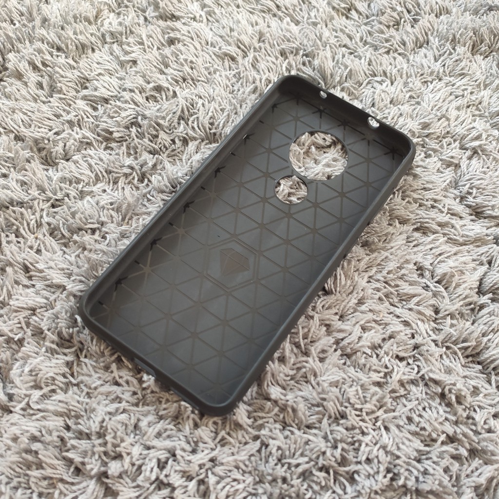 Ốp lưng Vân Cacbon cho Nokia 7.2 chống mồ hôi và vân tay