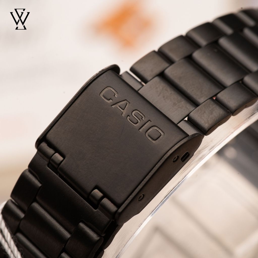 Đồng Hồ Điện Tử Nam Casio WATCHSTORE B640WBG-1BDF Thiết Kế Mặt Kính Nhựa 35mm, Vỏ Nhựa, Dây Kim Loại Bền Bỉ