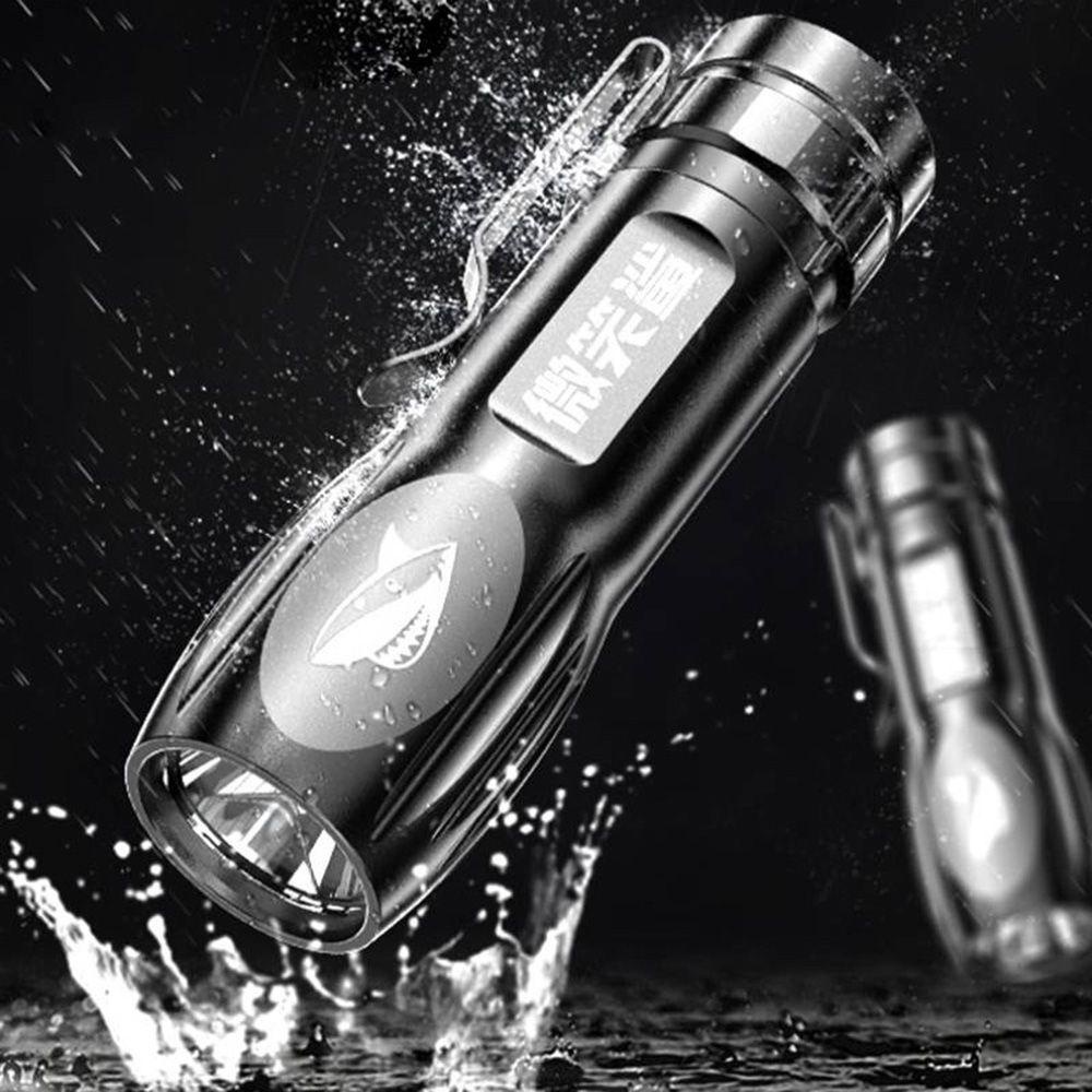 Đèn Pin Mini ABS Chống Thấm Nước Sạc USB Tiện Lợi