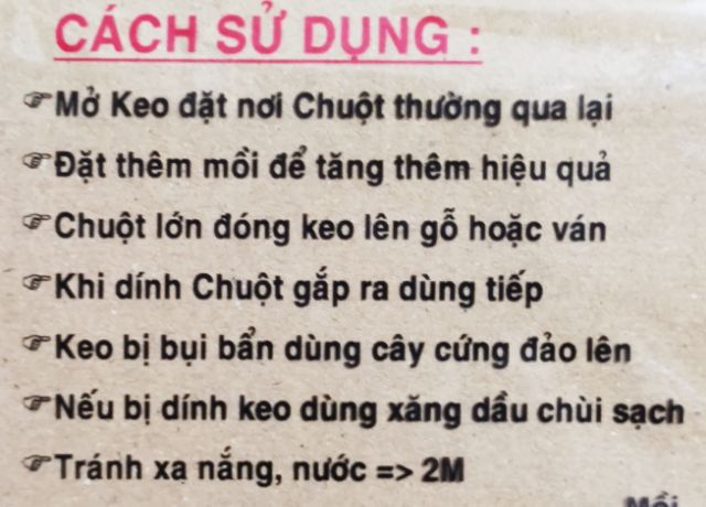 COMBO 5 MIẾNG KEO DÁN CHUỘT / KEO DÍNH CHUỘT SIÊU DÍNH BẪY CHUỘT ĐẠT PHONG