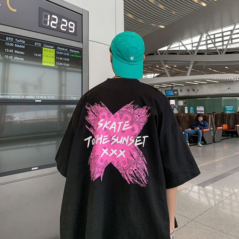 Áo thun tay lỡ nam nữ, áo phông unisex form rộng chất cotton mát mịn thấm hút mồ hôi in hình ANDA | BigBuy360 - bigbuy360.vn