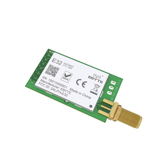 Mô đun anten không dây LORA E32-TTL-100 UART SX1278 433MHZ E32-433T20DC 100MW+ 433 SMA 3KM