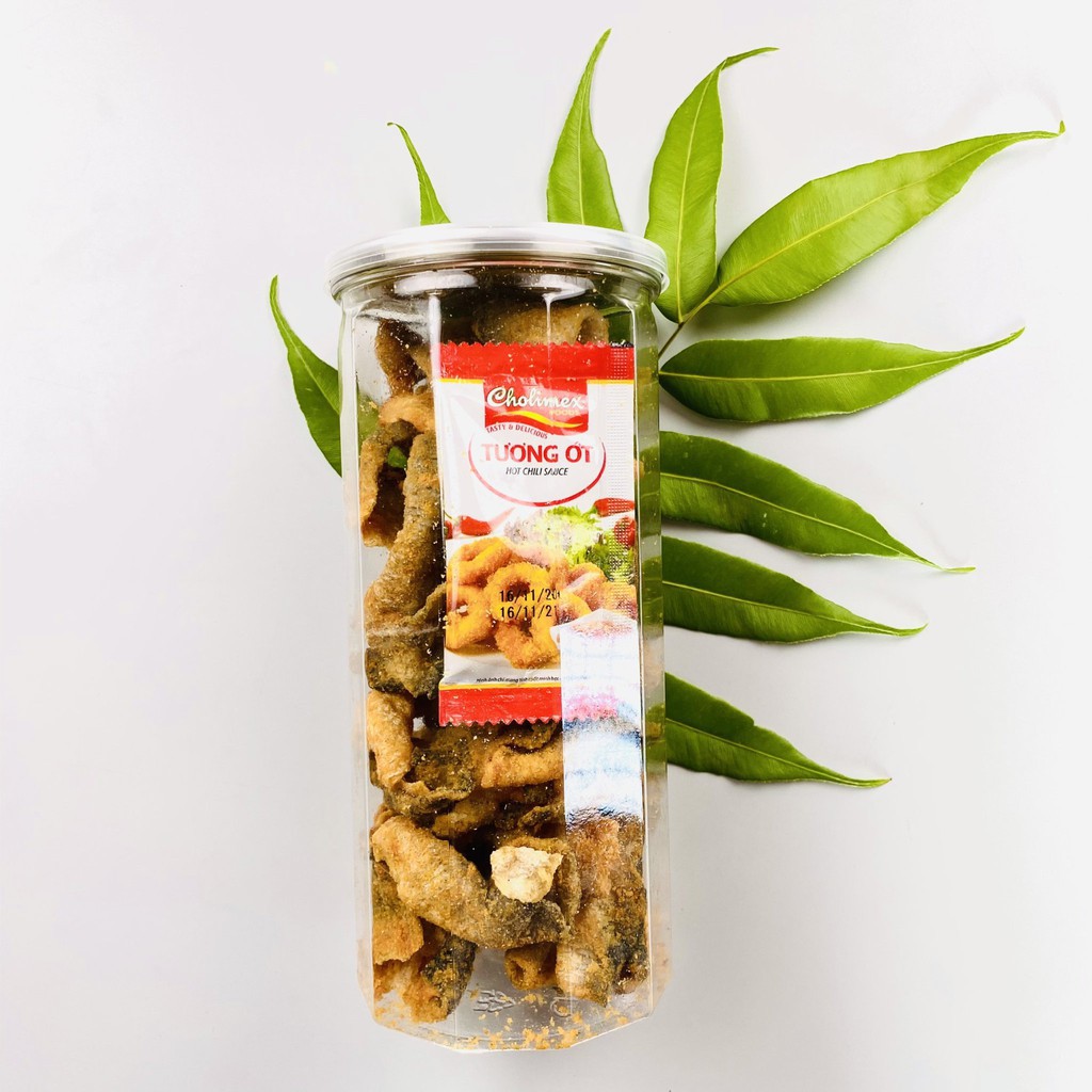 Da Cá Sấy Trứng Muối Tặng Kèm Tương Ớt Da Cá Nhà Chiên Cực Giòn Ngậy, Ăn Là Nghiền Hũ 250g - Đồ Ăn Vặt Nhà Làm | BigBuy360 - bigbuy360.vn