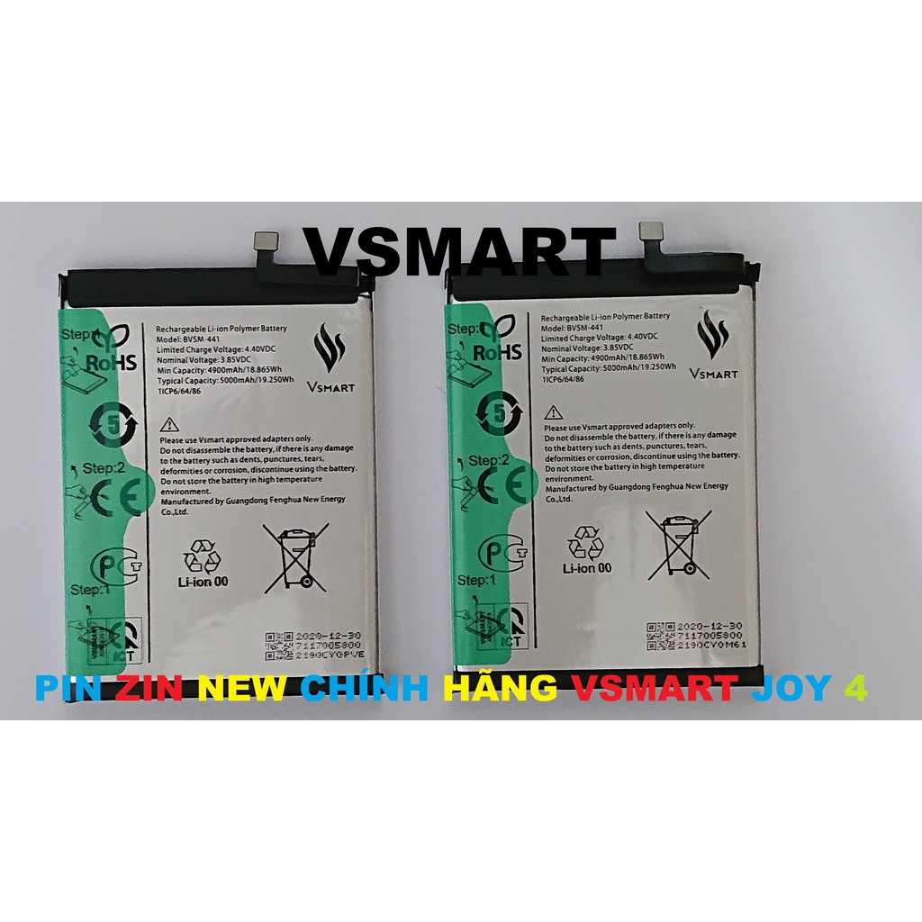 PIN ZIN NEW CHÍNH HÃNG VSMART JOY 4: BVSM-441