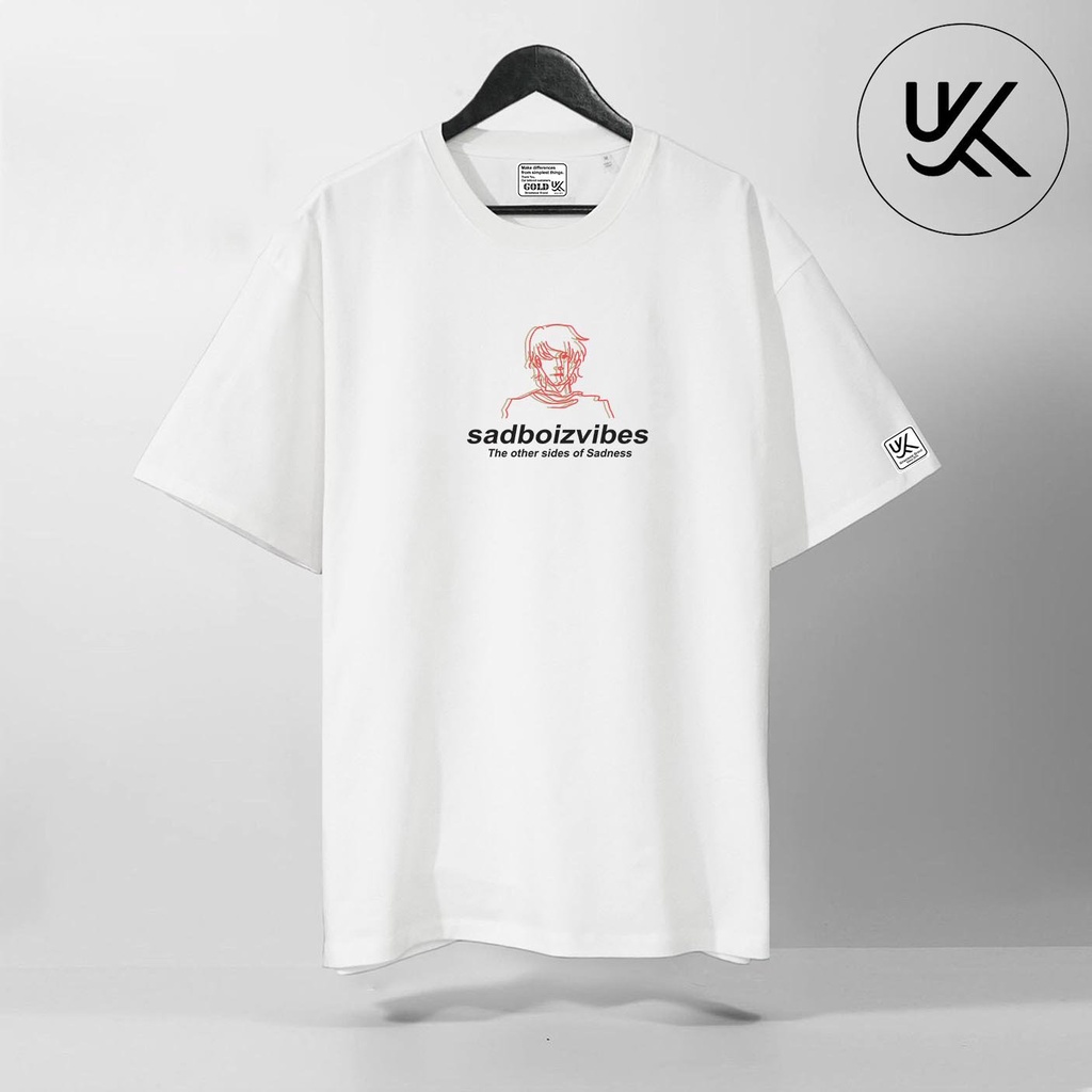Áo Thun Tay Lỡ Sadboiz Vibes, Form rộng oversize, áo phông unisex, chất liệu Cotton Thái - KKIM Shop