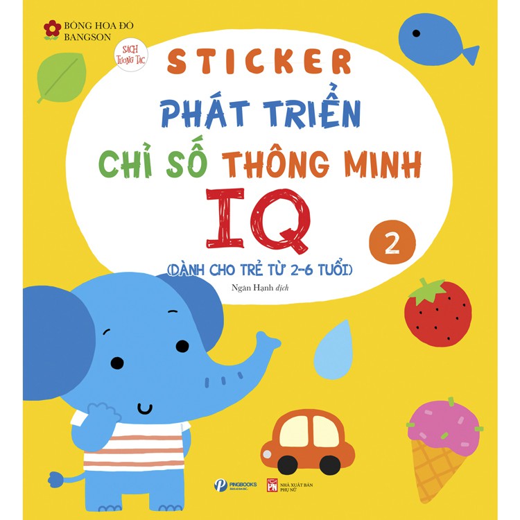 Sách - Sticker phát triển chỉ số thông minh