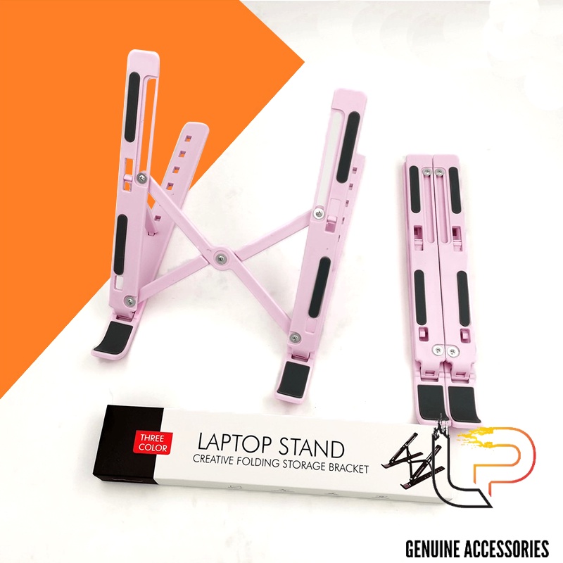 Đế tản nhiệt laptop - Giá đỡ laptop stand nhựa màu hồng