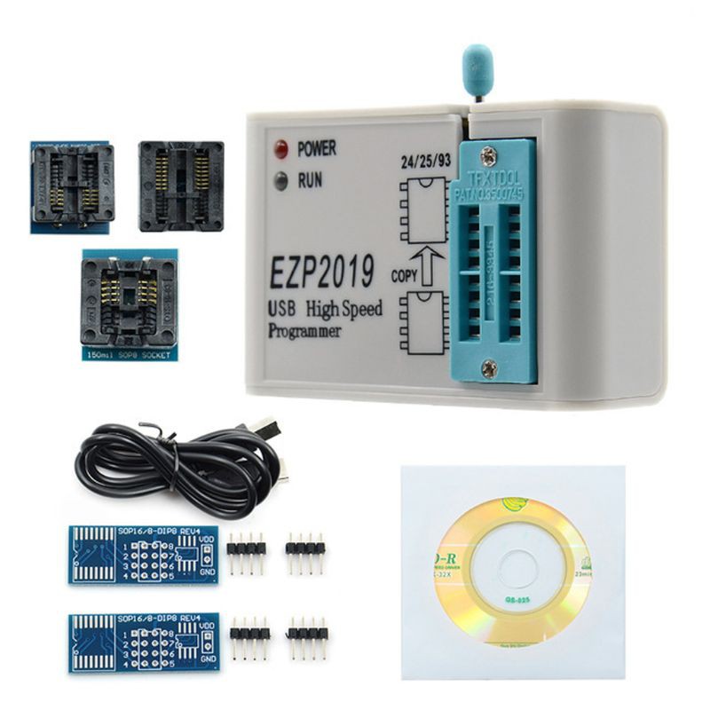 yal EZP2019 High Speed USB SPI Programmer Support 24 25 93 EEPROM Flash Bios Chips