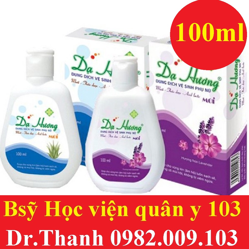 Dạ hương - Dung dịch vệ sinh phụ nữ - Đủ loại 100ml