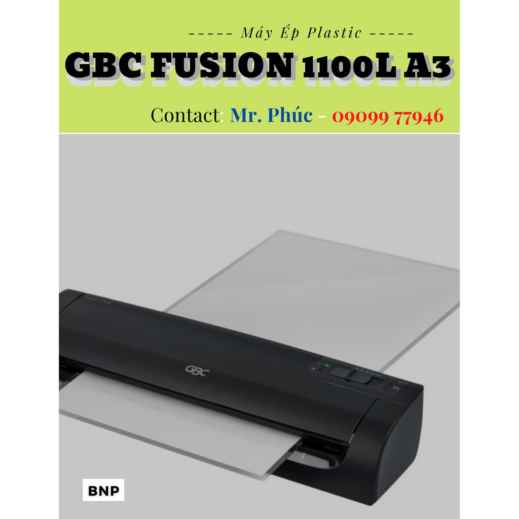 Máy Ép Plastic GBC Fusion 1100L A3