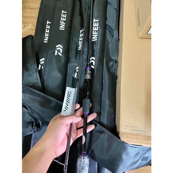 Cần Lure Daiwa 2 khúc INFEET -602 MHB  kèm quà