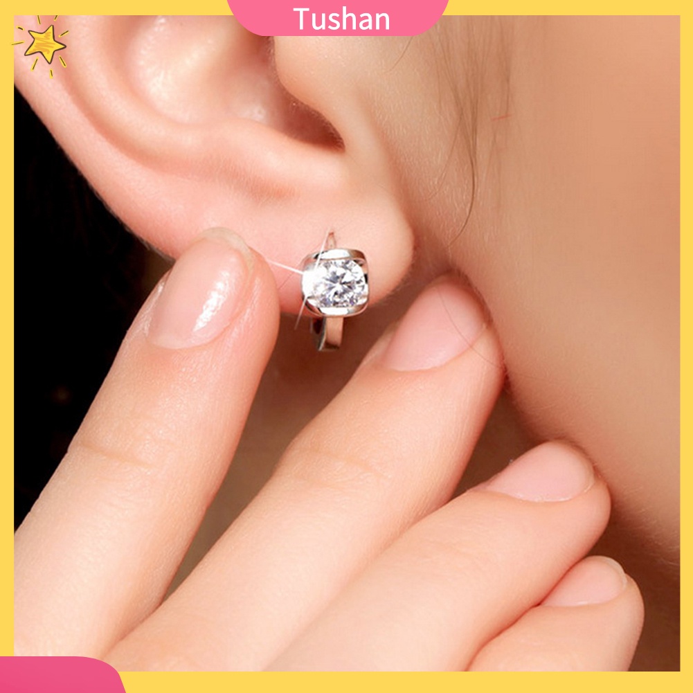Bông tai đính đá zirconia thời trang cho nữ