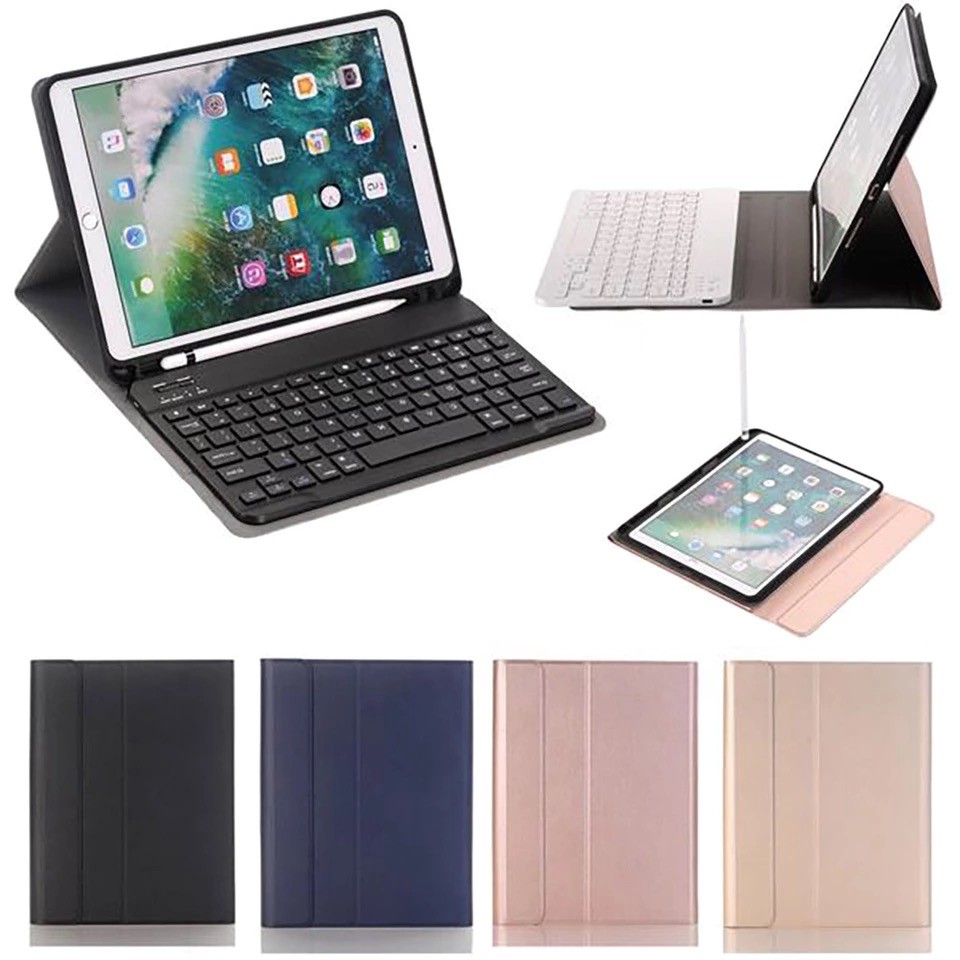Bao da bàn phím ipad bluetooth không dây tương thích với các dòng sản phẩm của Apple