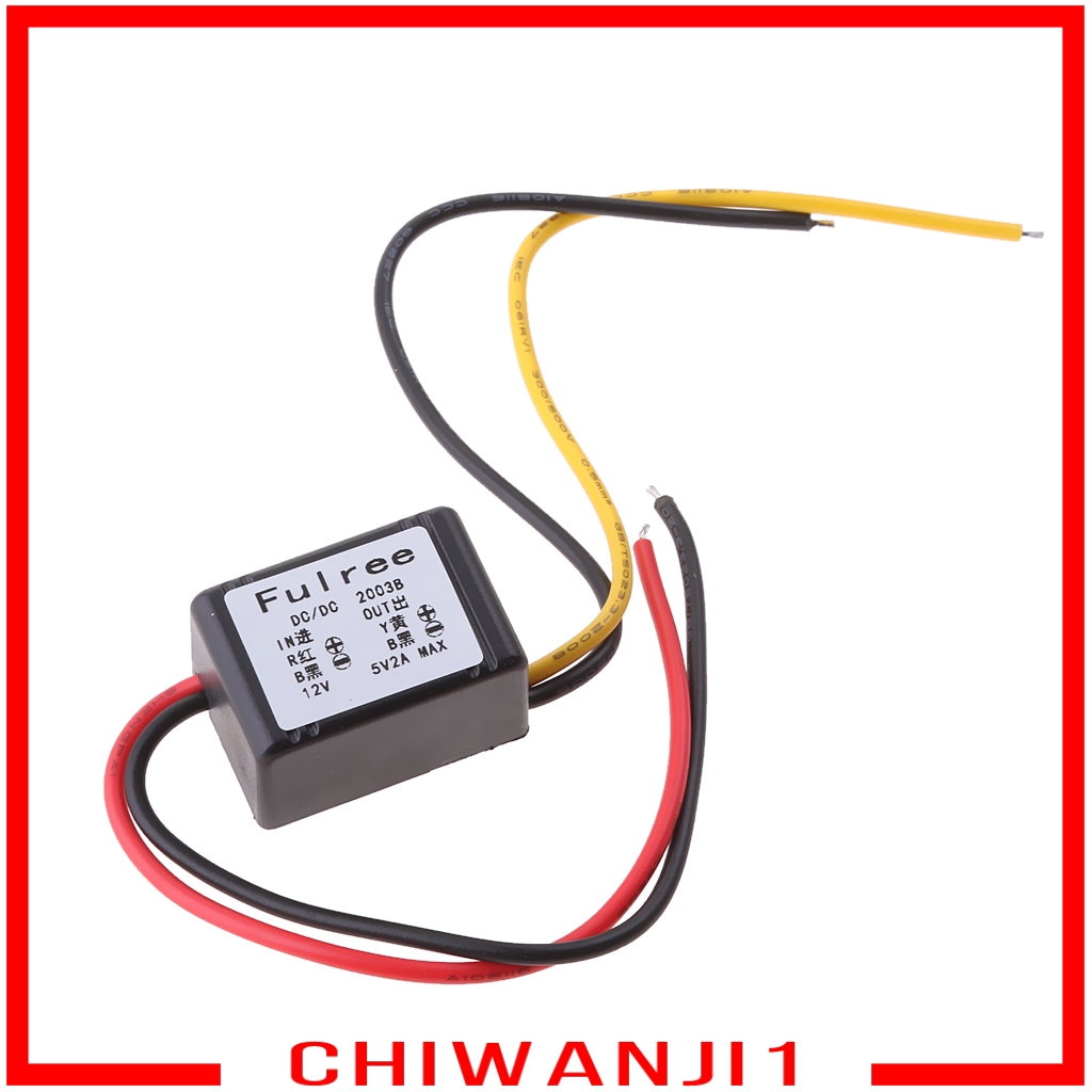 Bộ Chuyển Đổi Nguồn Dc-Dc 12v (8-20V) Sang 5v 2a Cho Xe Ô Tô Tiện Dụng