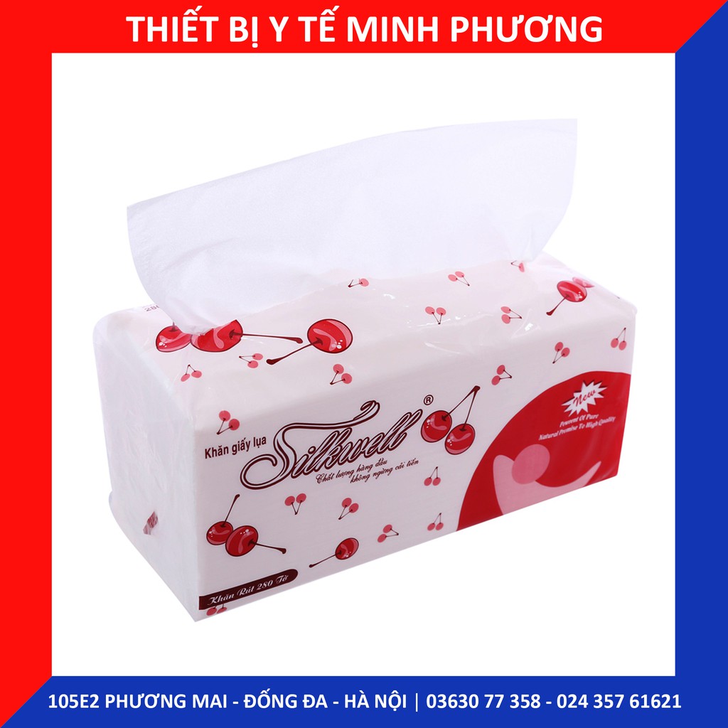 [CHÍNH HÃNG] Khăn giấy ăn lụa SILKWELL