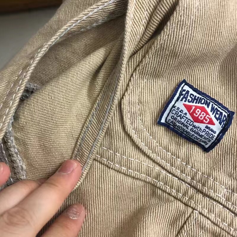 Yếm jeans suông dáng dài 3 màu basic
