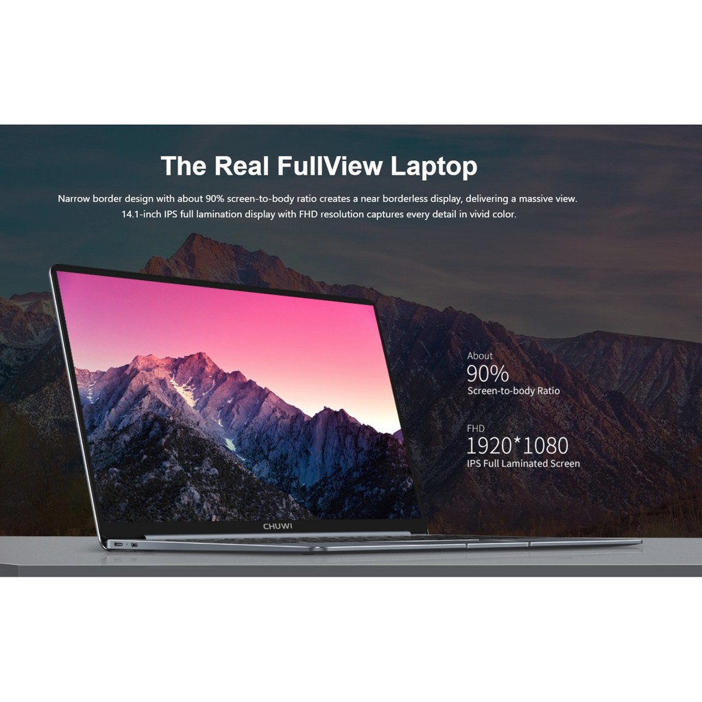 Laptop Chuwi Lapbook Pro chip N4100/8G/256G SSD màn hình 14 inch Full HD