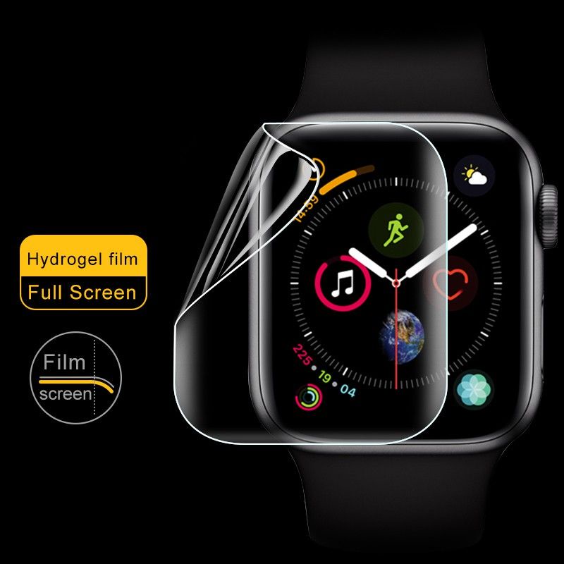 Dán cường lực dẻo ppf full màn hình kể cả mép cong cho đồng hồ Apple Watch các dòng