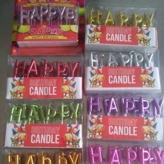 Nến chữ cắm bánh sinh nhật  16k