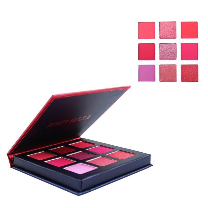 [Hàng mới về] Bảng phấn mắt 9 màu chống nước không nhòe tiện dụng