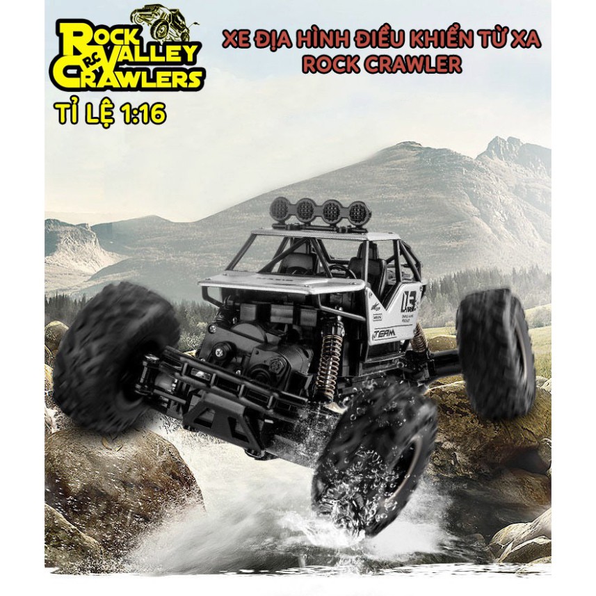 Xe Địa Hình Điều Khiển Từ Xa Rock Crawler 2 Cầu, Độ Bên Cao, Chống Va Đập - ĐIỆN TỬ TP