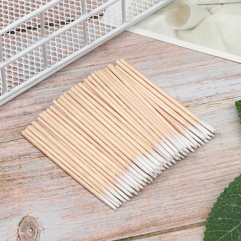 Hộp 100 / 300 Tăm Bông Cotton Dùng Một Lần Đa Ứng Dụng